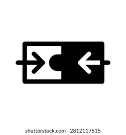 Merger And Acquisition Icon Vector Symbol Design Illustration