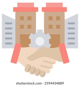 Merger Icon Element For Design