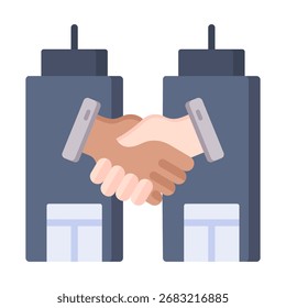Merger Icon Element For Design