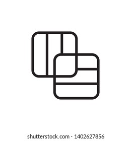 merger icon, illustration, concept vector template  