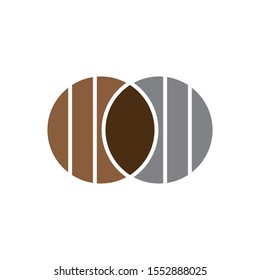 merger icon, illustration vector template