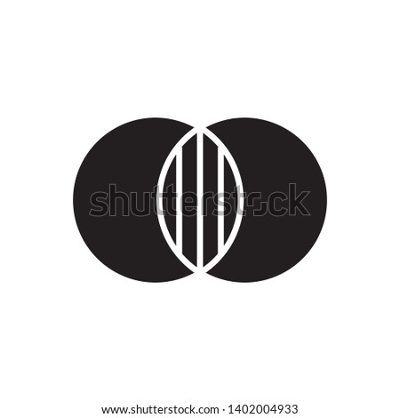 merger icon, illustration vector template
