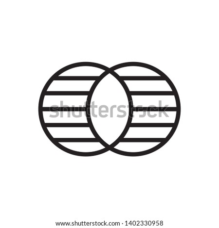merger icon, illustration vector template