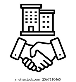 Mergers Icon Element For Design