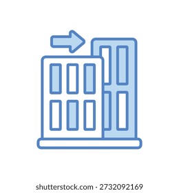 Mergers vector icon stock illustration