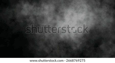 The merging of fog and darkness creating an endless void of gray

