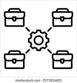 Merging Icon Element For Design