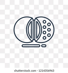 Merging vector outline icon isolated on transparent background, high quality linear Merging transparency concept can be used web and mobile