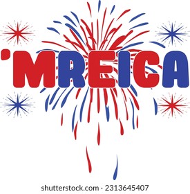 'merica, design and vector file.