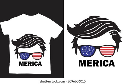 Merica donald trump  design eps 