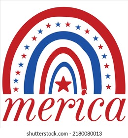 Merica T shirt Design vector