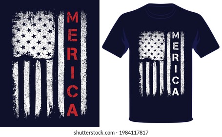 
Merica usa independence day 4th of july t-shirt design