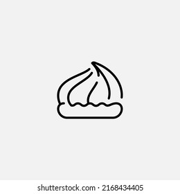 Meringue icon sign vector,Symbol, logo illustration for web and mobile