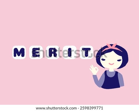 It is merit calligraphy and good face.