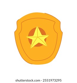 medalha de excelência, insígnia de pin, autoridade de classificação símbolo de mérito estrela. ilustração vetorial de símbolo isolado