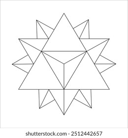  The Merkabah, a powerful sacred geometry symbol representing the light body or vehicle of ascension.