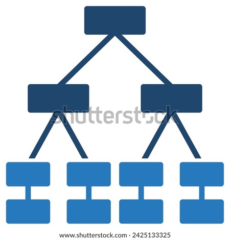 Merkle Tree icon line vector illustration