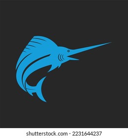 Merlin fish vector detailed and delicate