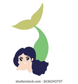  mermaid is beautiful element design character