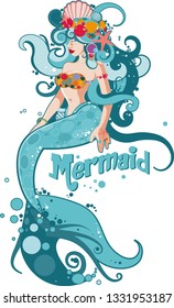 Mermaid cartoon character