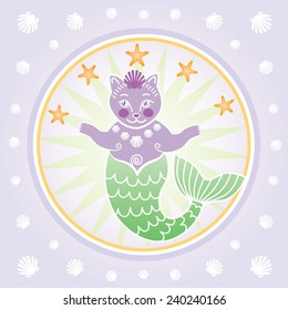 mermaid cat