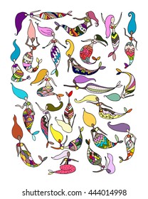 Mermaid collection, sketch for your design
