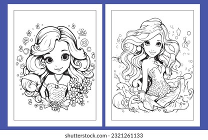 Mermaid Coloring Page Printable For Kids
This is mermaid coloring page for kids. This unique coloring page.
Mermaid Coloring Page is perfect gift for children.