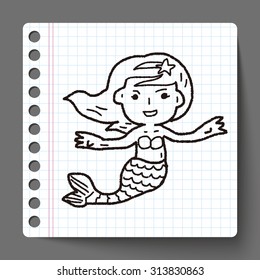 Mermaid doodle