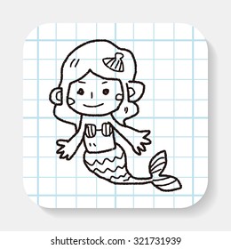 Mermaid doodle