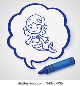 Mermaid doodle