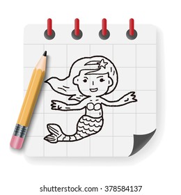 Mermaid doodle
