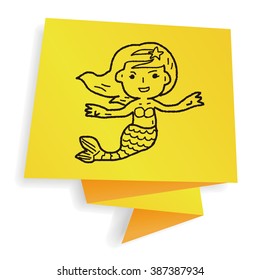 Mermaid doodle