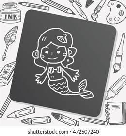 Mermaid doodle
