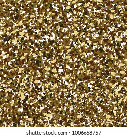 Mermaid golden glitter seamless pattern. Vector illustration.