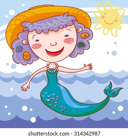 Mermaid And Hat.