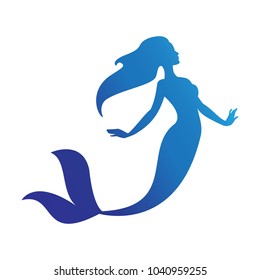 Mermaid Illustration Vector Stock Vector (Royalty Free) 1040959255 ...