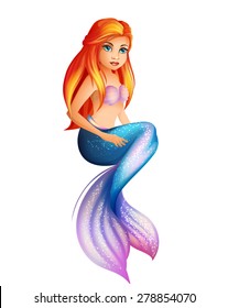 Mermaid isolated