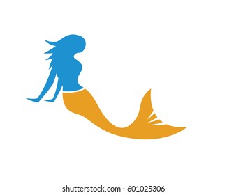 Mermaid logo template