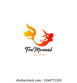 Mermaid Logo Vector Template