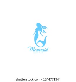 Mermaid Logo Vector Template
