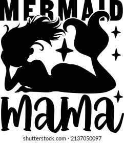 mermaid mama mermaid svg design svg