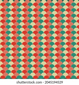 mermaid pattern and isolated colorful background with a pattern of fish scales 