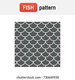 mermaid scale pattern. fish pattern vector illustration