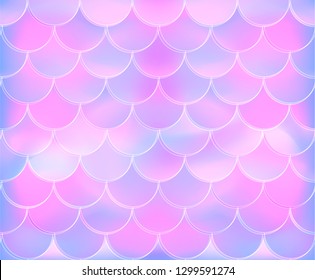 Mermaid scale pattern. Vector illustration for clothes, poster or banner 