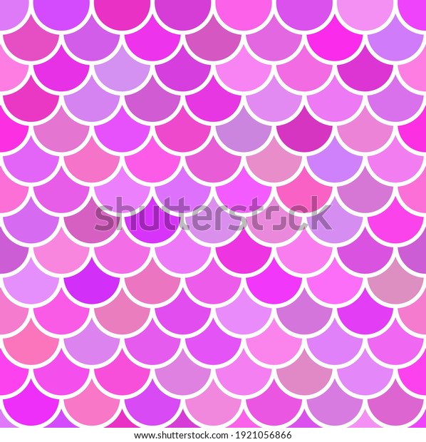Mermaid scale. Pink background. Seamless\
pattern. Vector stock illustration for\
poster
