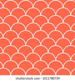 Mermaid scale seamless pattern. Fish skin texture. Tillable background for girl fabric, textile design, wrapping paper, swimwear or wallpaper. Blue mermaid background with fish scale underwater.