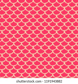 Mermaid scale seamless pattern. Fish skin texture. Tillable background for girl fabric, textile design, wrapping paper, swimwear or wallpaper. Blue mermaid background with fish scale underwater.