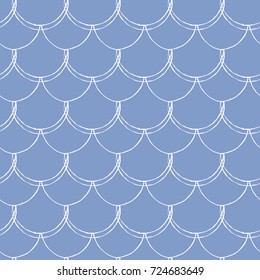Mermaid scale seamless pattern. Fish skin texture. Tillable background for girl fabric, textile design, wrapping paper, swimwear or wallpaper. Purple mermaid background with fish scale underwater.