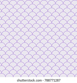 Mermaid scale seamless pattern. Fish skin texture. Tillable background for girl fabric, textile design, wrapping paper, swimwear or wallpaper. Purple mermaid background with fish scale underwater.