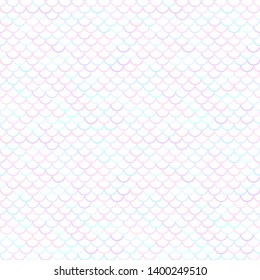 Mermaid scale seamless pattern.  Vector marine background